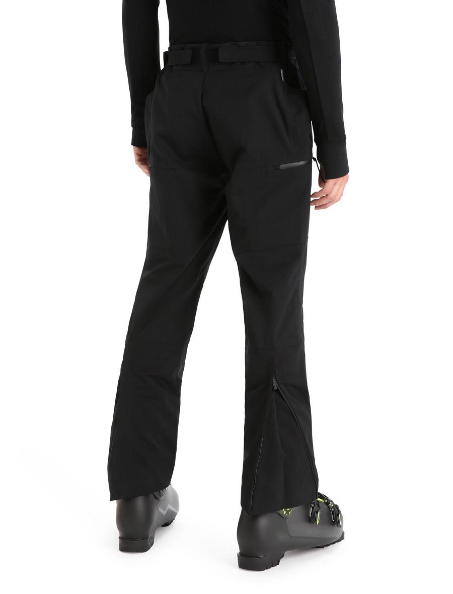 Men's Icebreaker Shell+™ Merino Pants Black | CA 1834AHKP